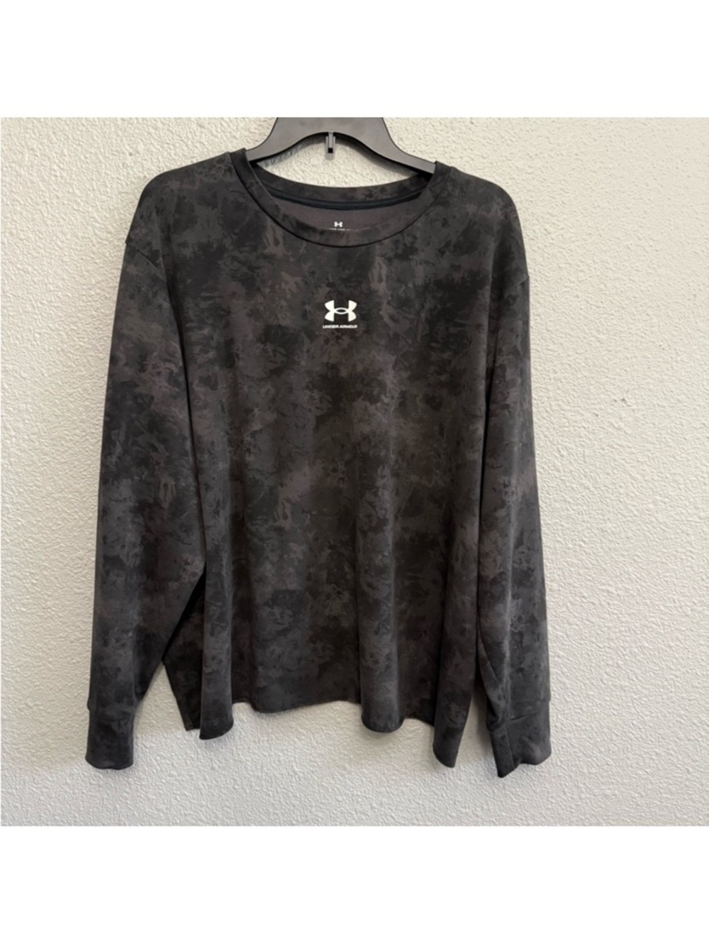 Under Armour Sweatshirt Rival Terry Print Crewneck Size 2X